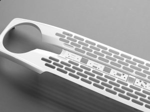 Ford Bronco Custom Grille - High End OEM Style - Gloss White Finish